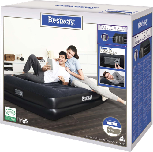 Bestway кресло надувное 112х112х66см 75052