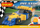 Конструктор BAUER Pit Stop Гоночная машина, синяя, желтая Арт. 814