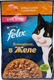 Корм консервированный для взрослых кошек FELIX Sensations с курицей в желе с морковью, 75г