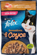 Корм консервированный для взрослых кошек FELIX Sensations с индейкой в соусе со вкусом бекона, 75г