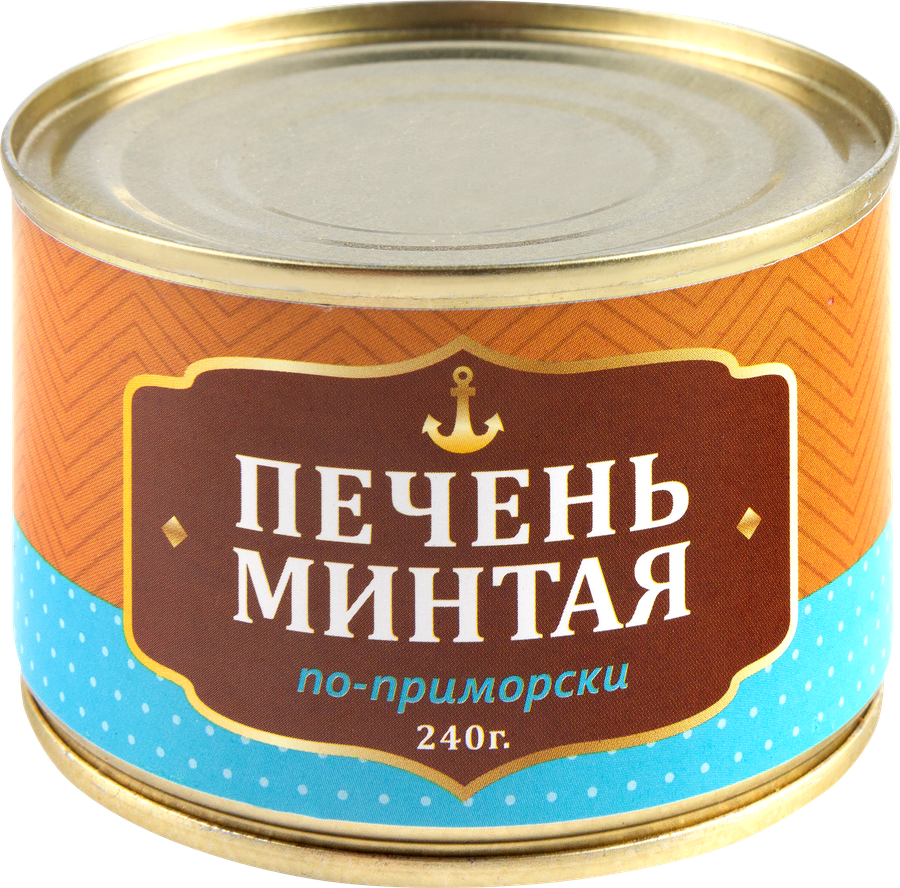 Печень минтая По-приморски, 240г