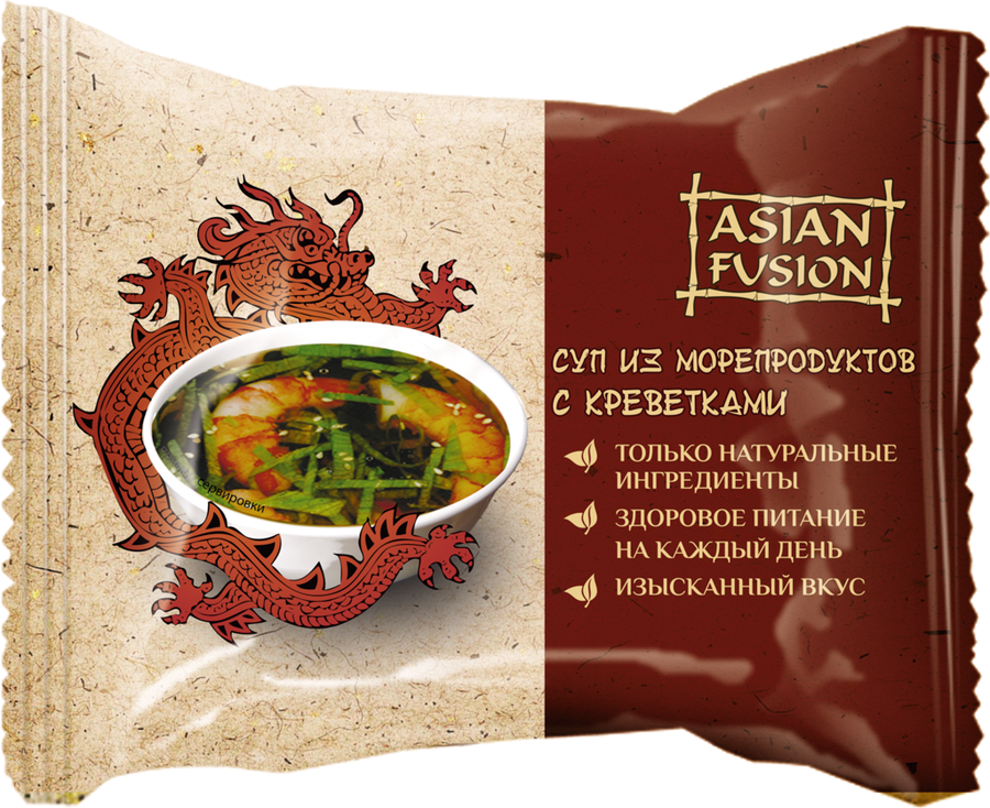 Суп из морепродуктов asian fusion