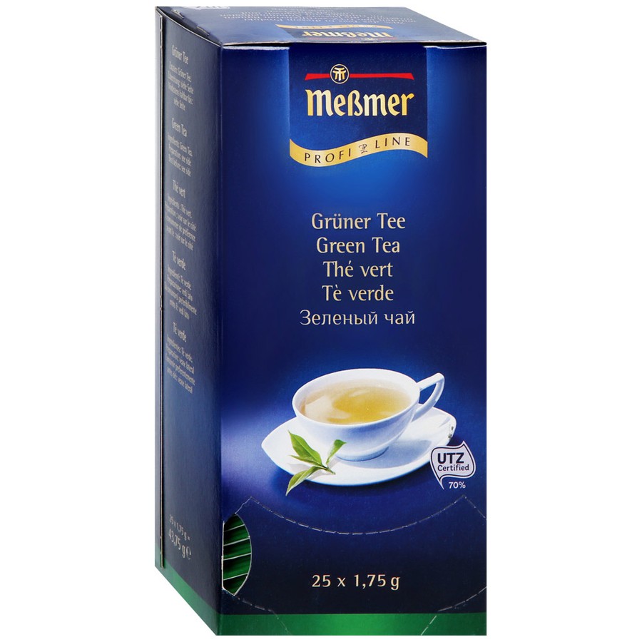 Чай Messmer Gruener Tee зеленый байховый 25 пакетиков по 1.75 г
