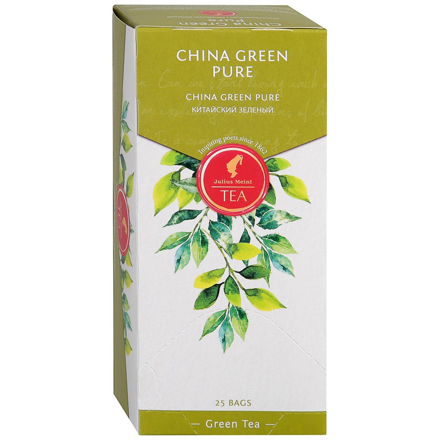 Чай Julius Meinl Китайский зеленый 25 пакетиков по 1.7 г