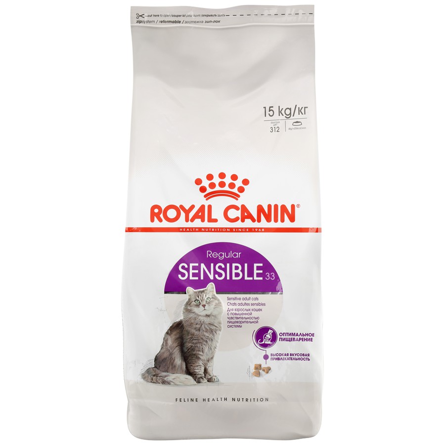 Сухой royal canin sensible