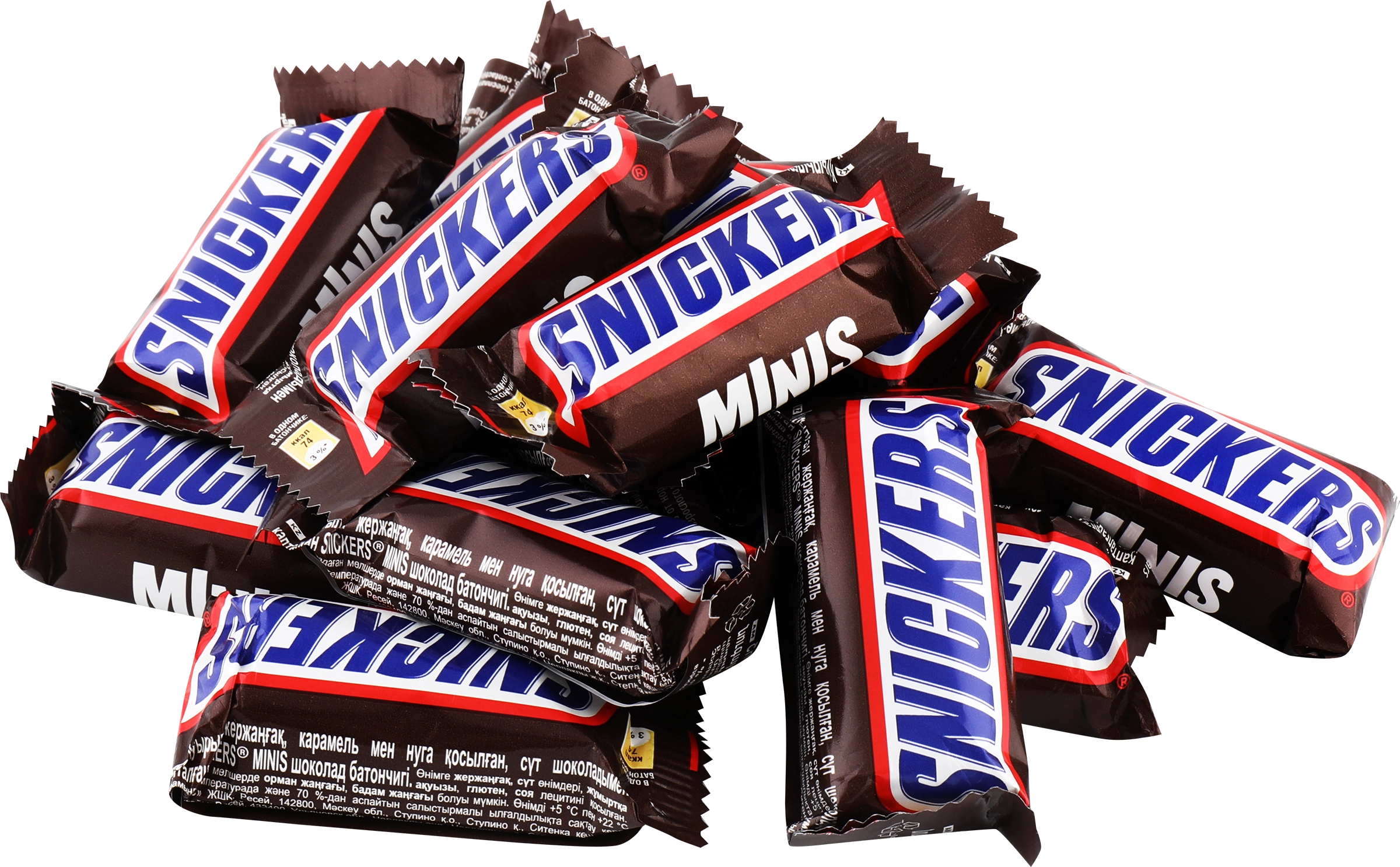 Конфеты SNICKERS Minis с арахисом, карамелью и нугой, вес до 250г - купить  с доставкой в Москве и области по выгодной цене - интернет-магазин Утконос