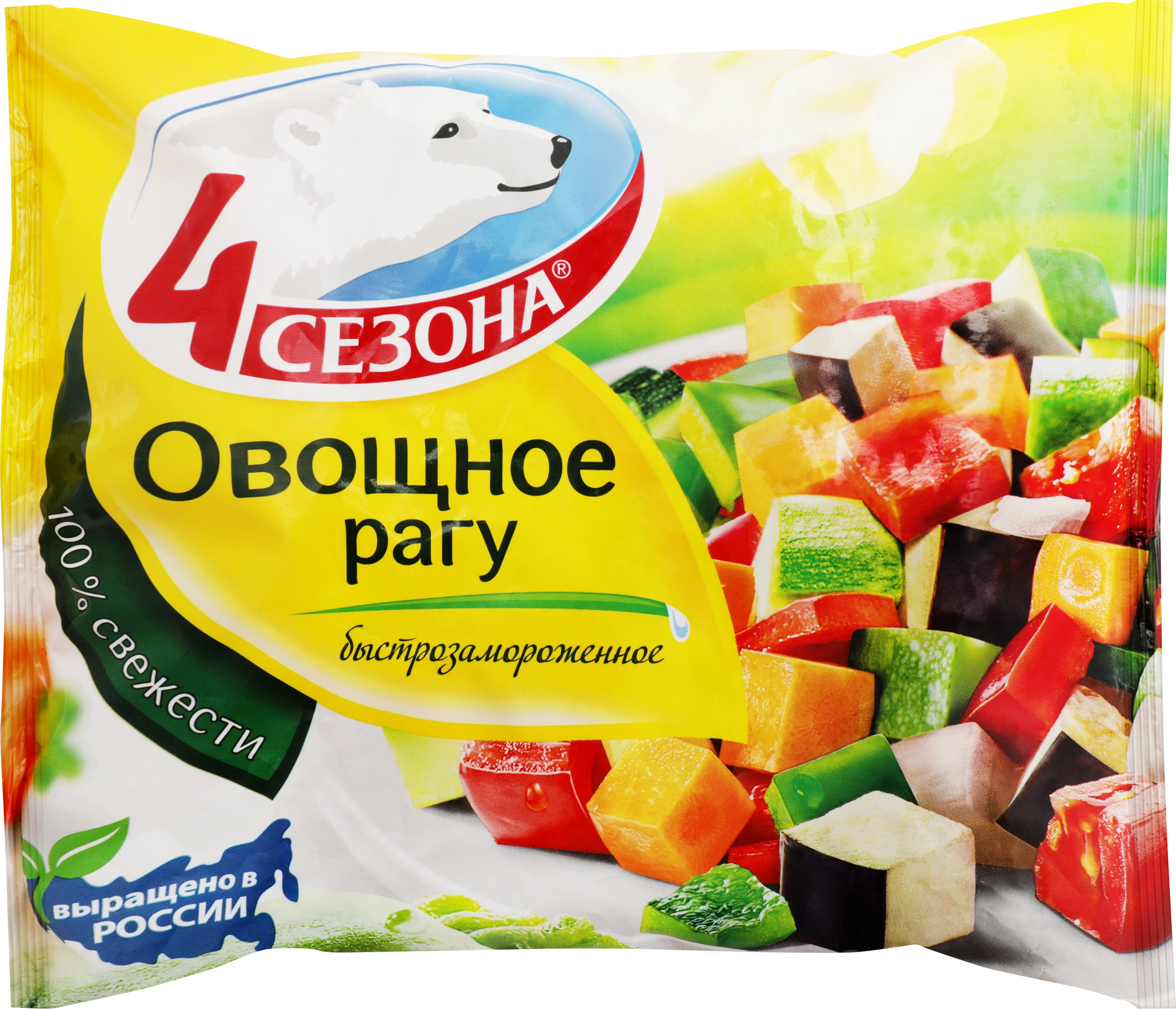 Смесь овощная 4 СЕЗОНА Овощное рагу, 400г - купить с доставкой в Москве и  области по выгодной цене - интернет-магазин Утконос