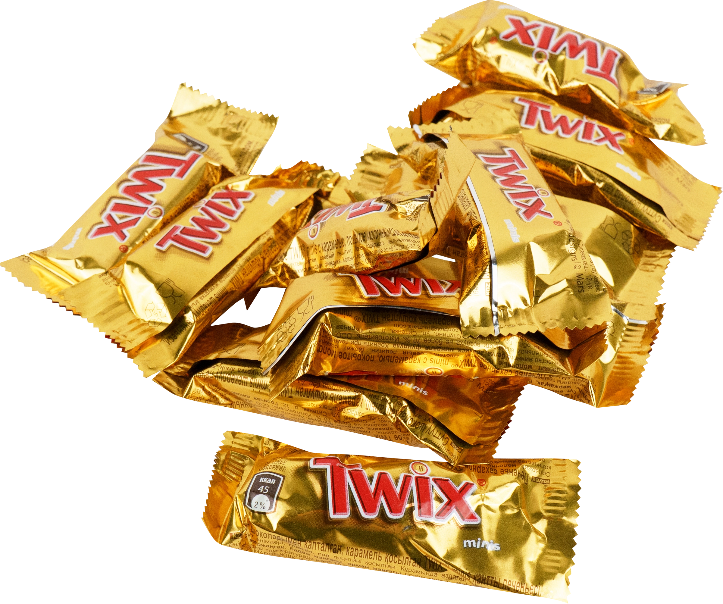 Печенье сахарное TWIX minis с карамелью покрытые молочным шоколадом вес до  250г