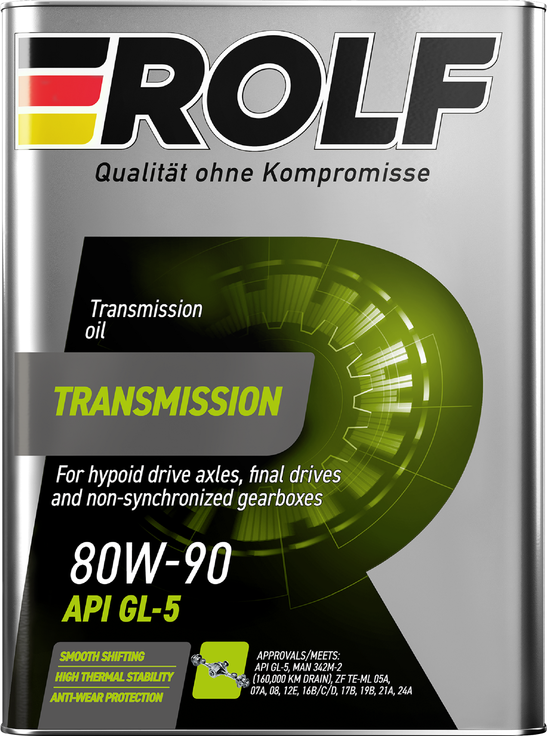 Изображение товара Масло трансмиссионное ROLF 80W-90 GL-5, 4л
