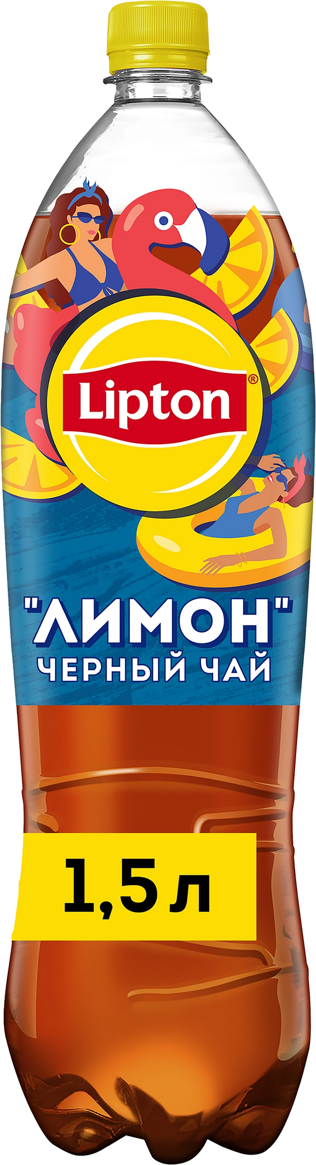 Напиток LIPTON Холодный чай со вкусом лимона негазированный, 1.5л - купить  с доставкой в Москве и области по выгодной цене - интернет-магазин Утконос