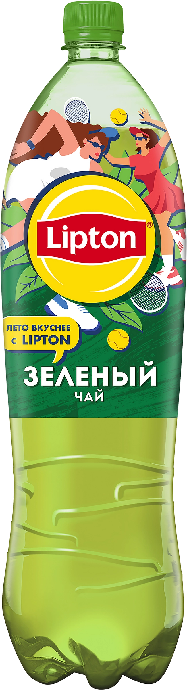 Напиток LIPTON Холодный зеленый чай негазированный, 1.5л