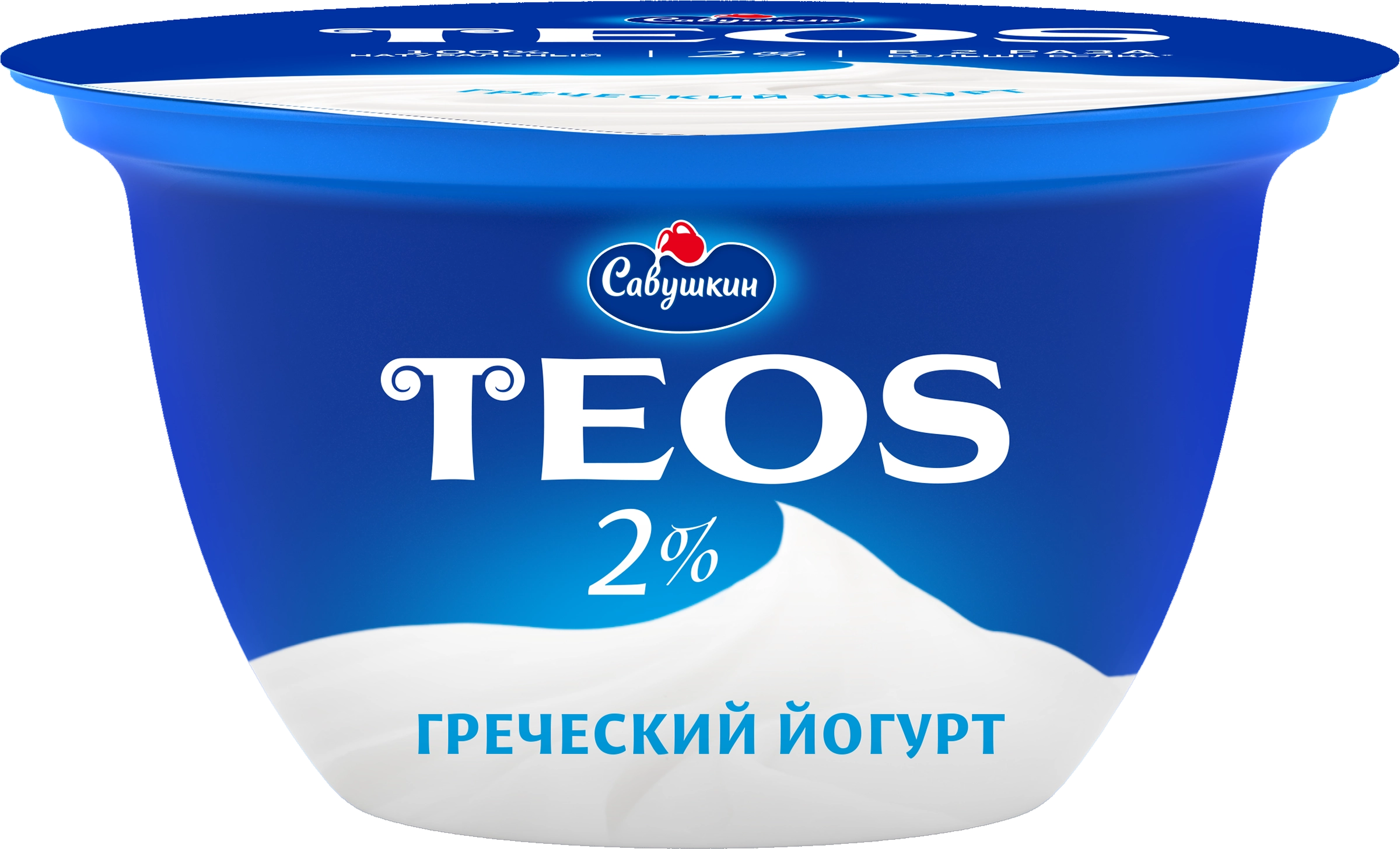 Йогурт TEOS Греческий 2%, без змж, 140г