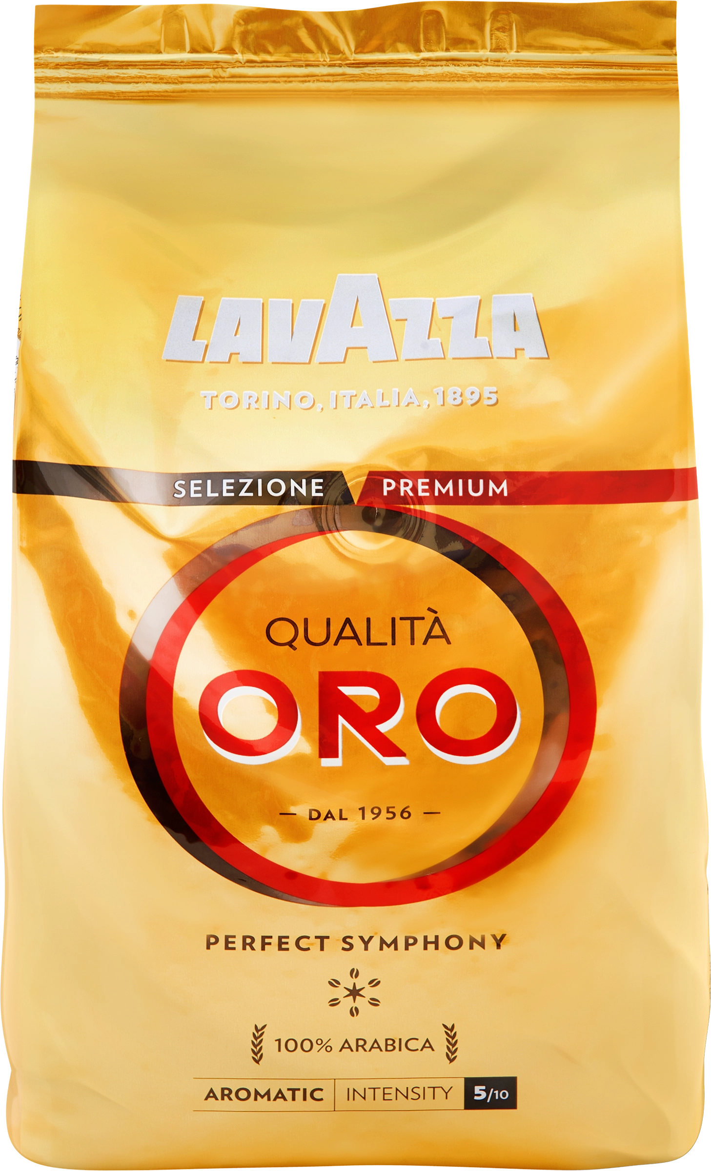 Кофе зерновой LAVAZZA Qualita Oro натуральный жареный, 1кг