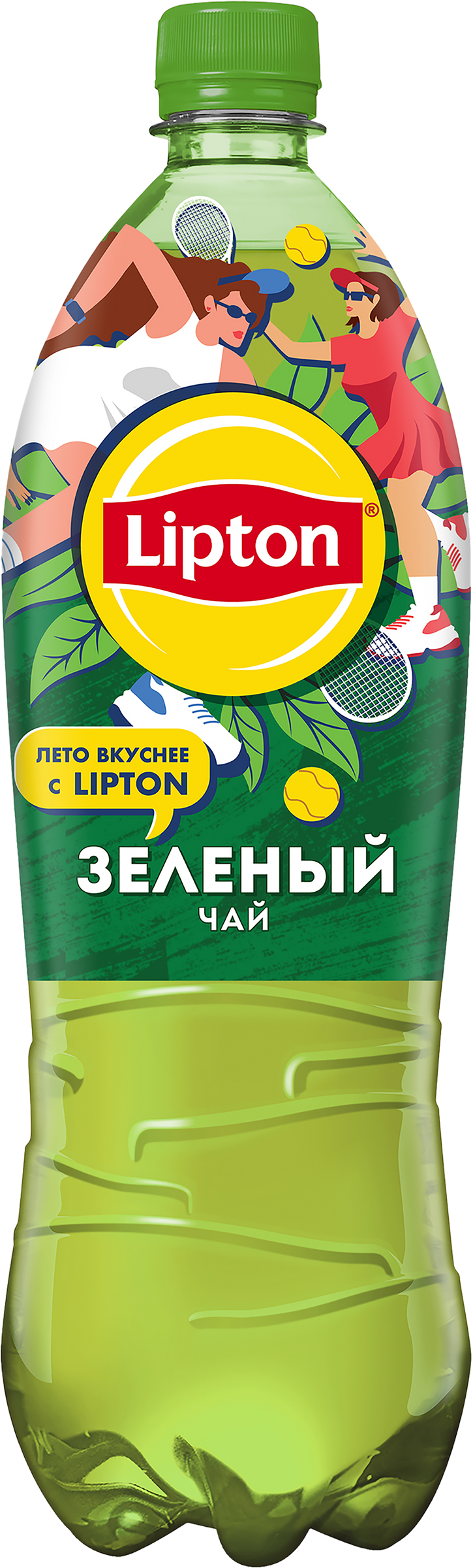 Напиток LIPTON Холодный зеленый чай негазированный, 1л - купить с ...