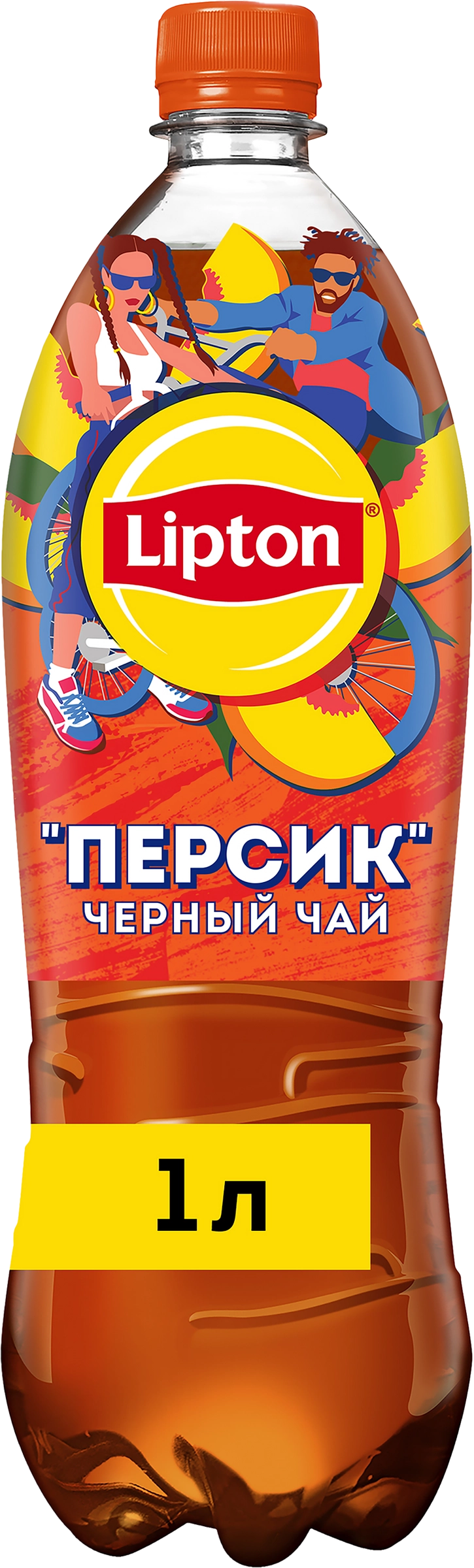 Напиток LIPTON Освежающий чай со вкусом персика негазированный, 1л