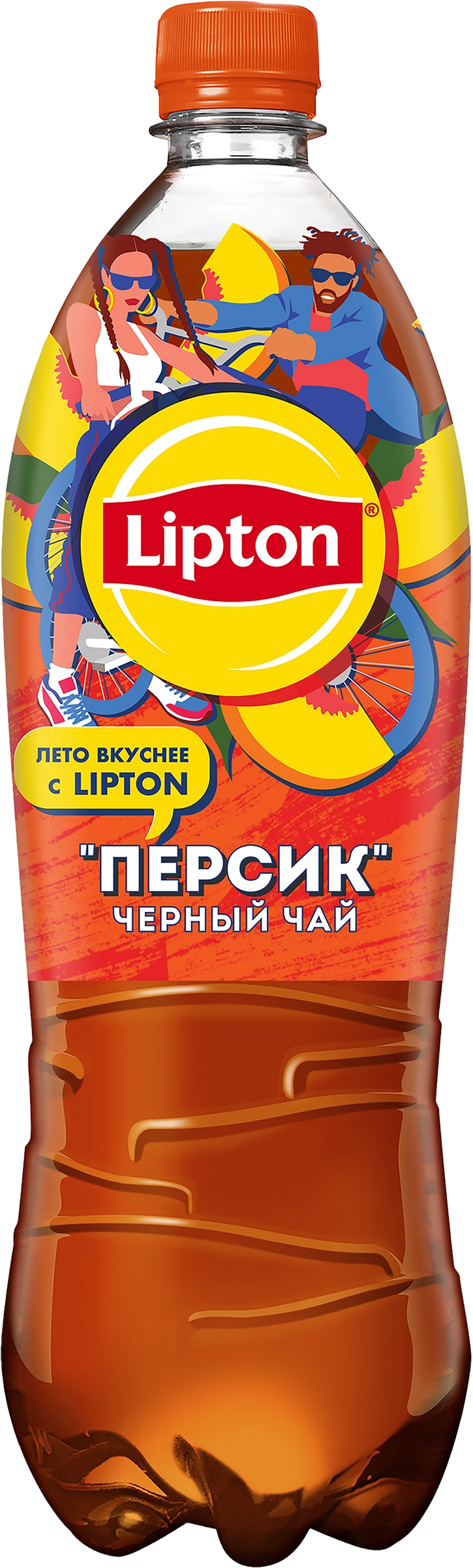 Напиток LIPTON Освежающий чай со вкусом персика негазированный, 1л - купить  с доставкой в Москве и области по выгодной цене - интернет-магазин Утконос