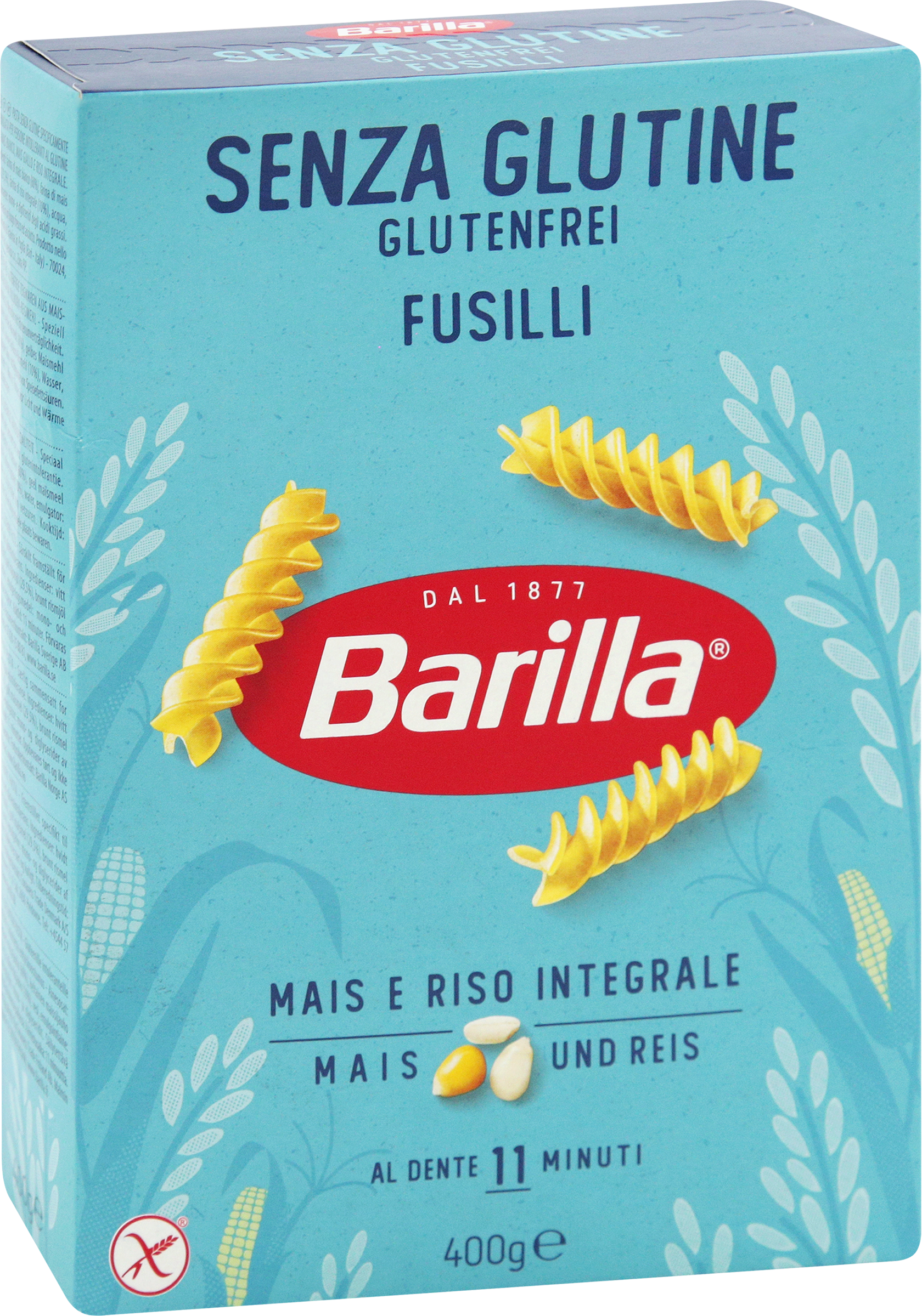 Макароны безглютеновые BARILLA Gluten Free Fusilli, 400г - купить с ...