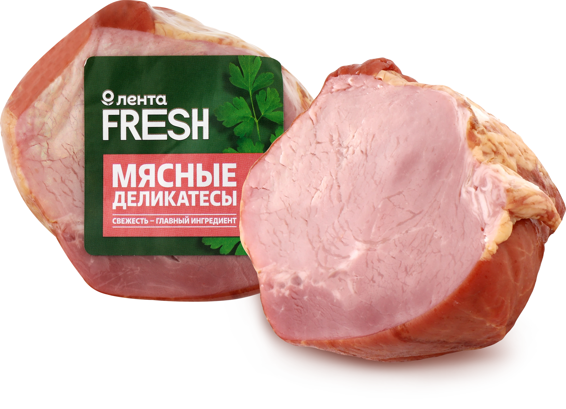 Шейка ЛЕНТА FRESH Подмосковная копчено-вареная до 400г