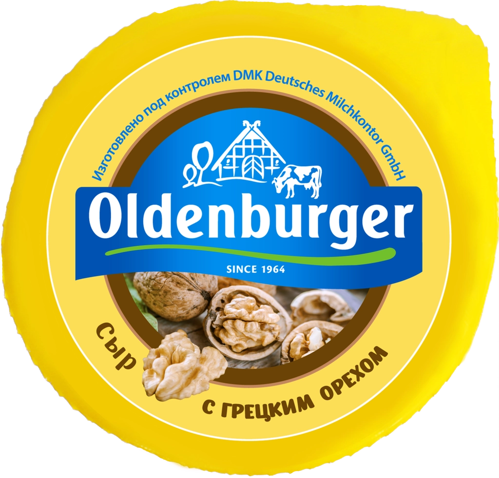 Сыр OLDENBURGER с грецким орехом 50%, без змж, 350г