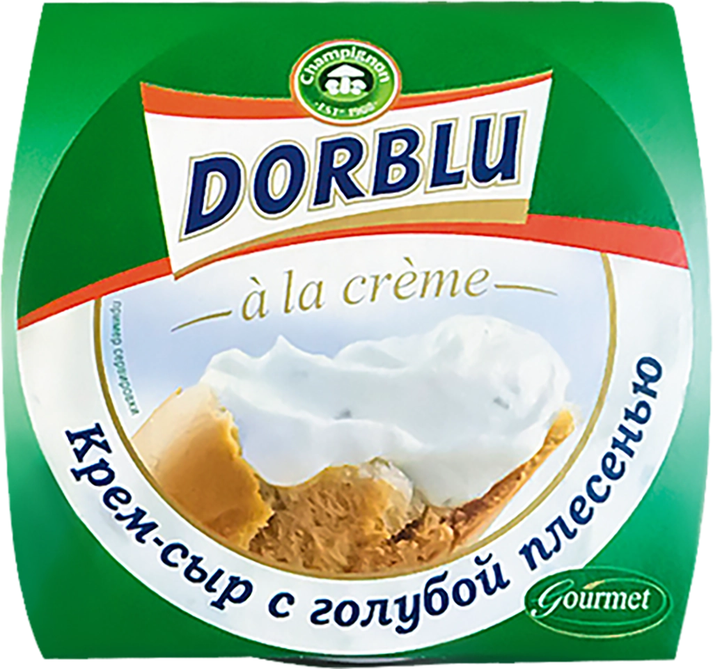 Крем-сыр DORBLU A la creme с голубой плесенью 65%, без змж, 80г - купить с  доставкой в Москве и области по выгодной цене - интернет-магазин Утконос