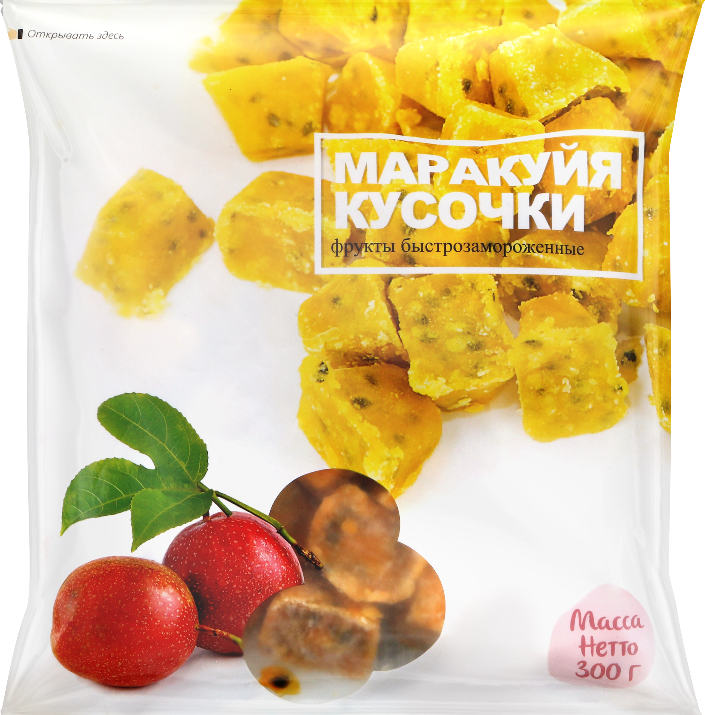 Маракуйя замороженная LAVIFOOD кусочки, 300г - купить с доставкой в Москве  и области по выгодной цене - интернет-магазин Утконос