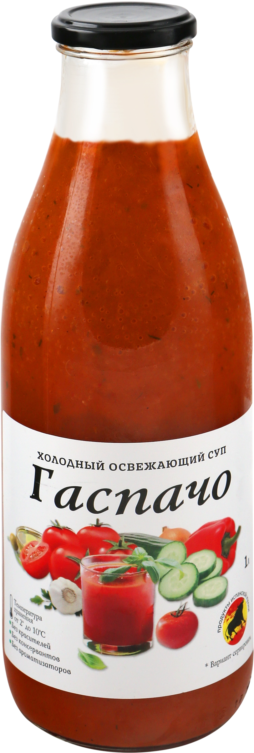 Суп Гаспачо, 1000мл - купить с доставкой в Москве и области по выгодной  цене - интернет-магазин Утконос