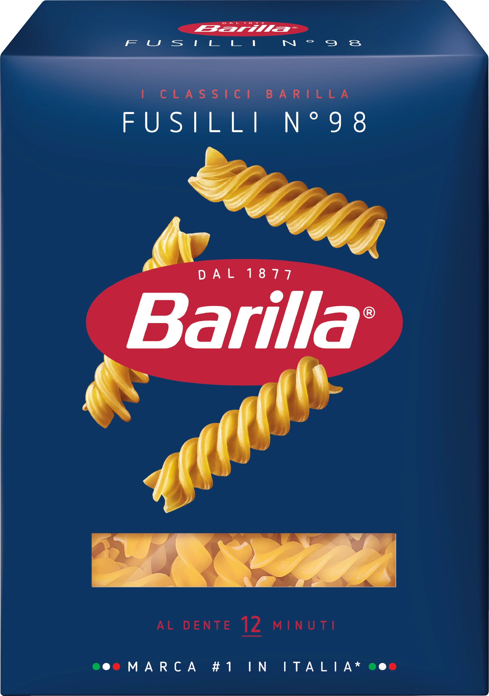 Макароны BARILLA Fusilli n.98 из твердых сортов пшеницы группа А высший  сорт, 450г - купить с доставкой в Москве и области по выгодной цене -  интернет-магазин Утконос