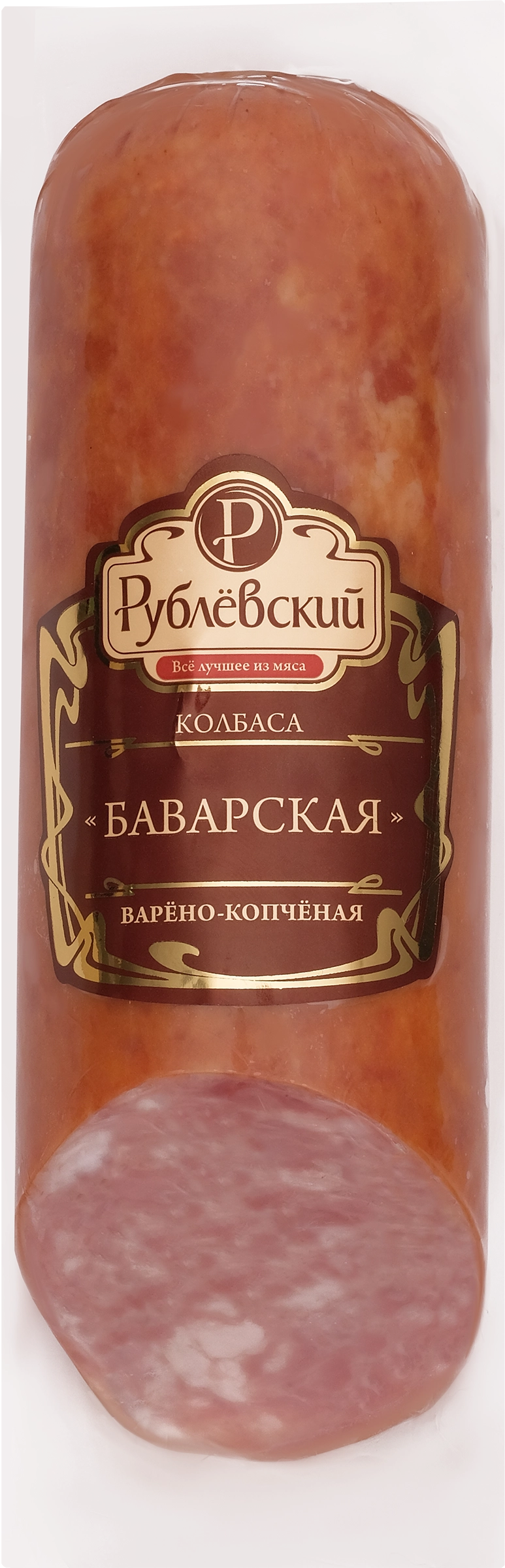 Колбаса копчено-вареная РУБЛЁВСКИЙ Баварская, 300г