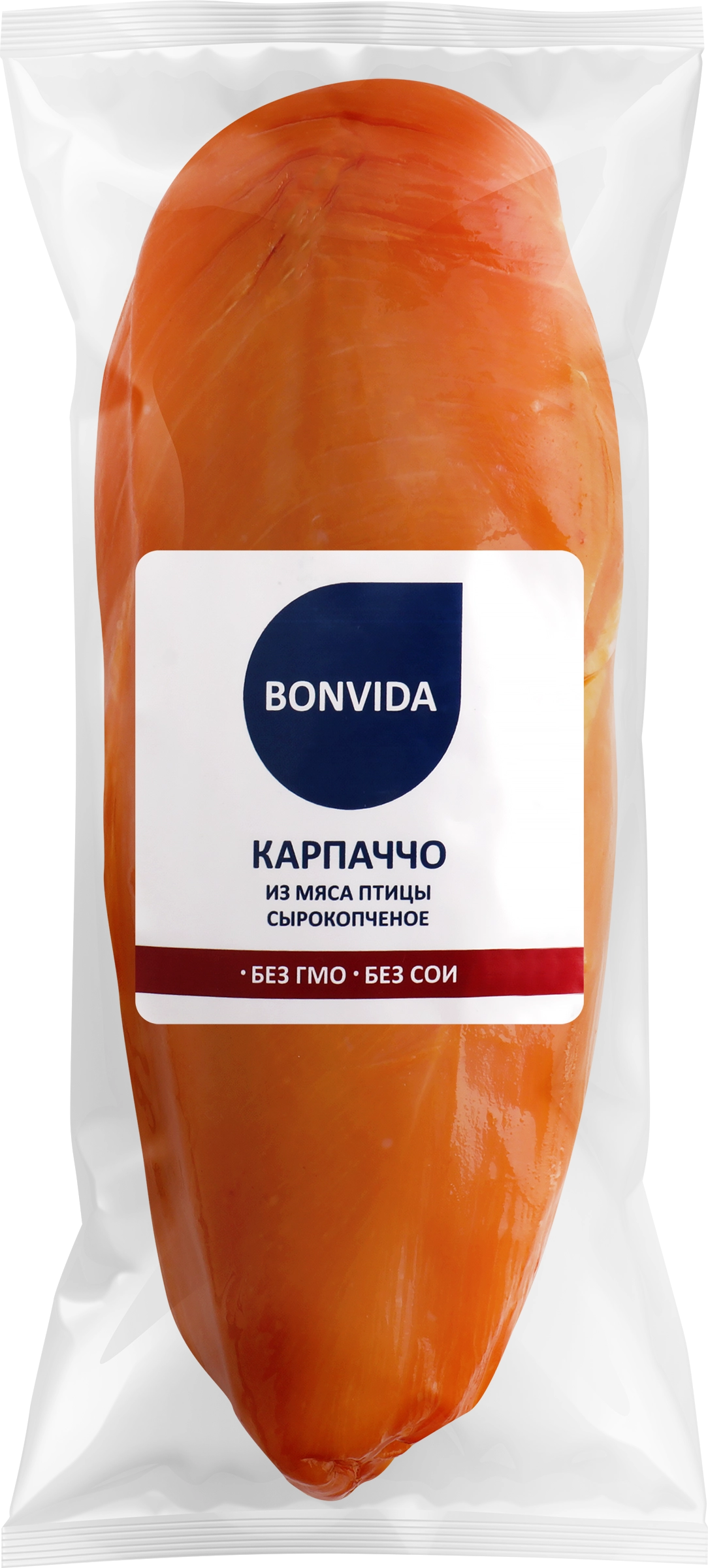 Карпаччо BONVIDA из мяса птицы с/к в/у вес до 800г