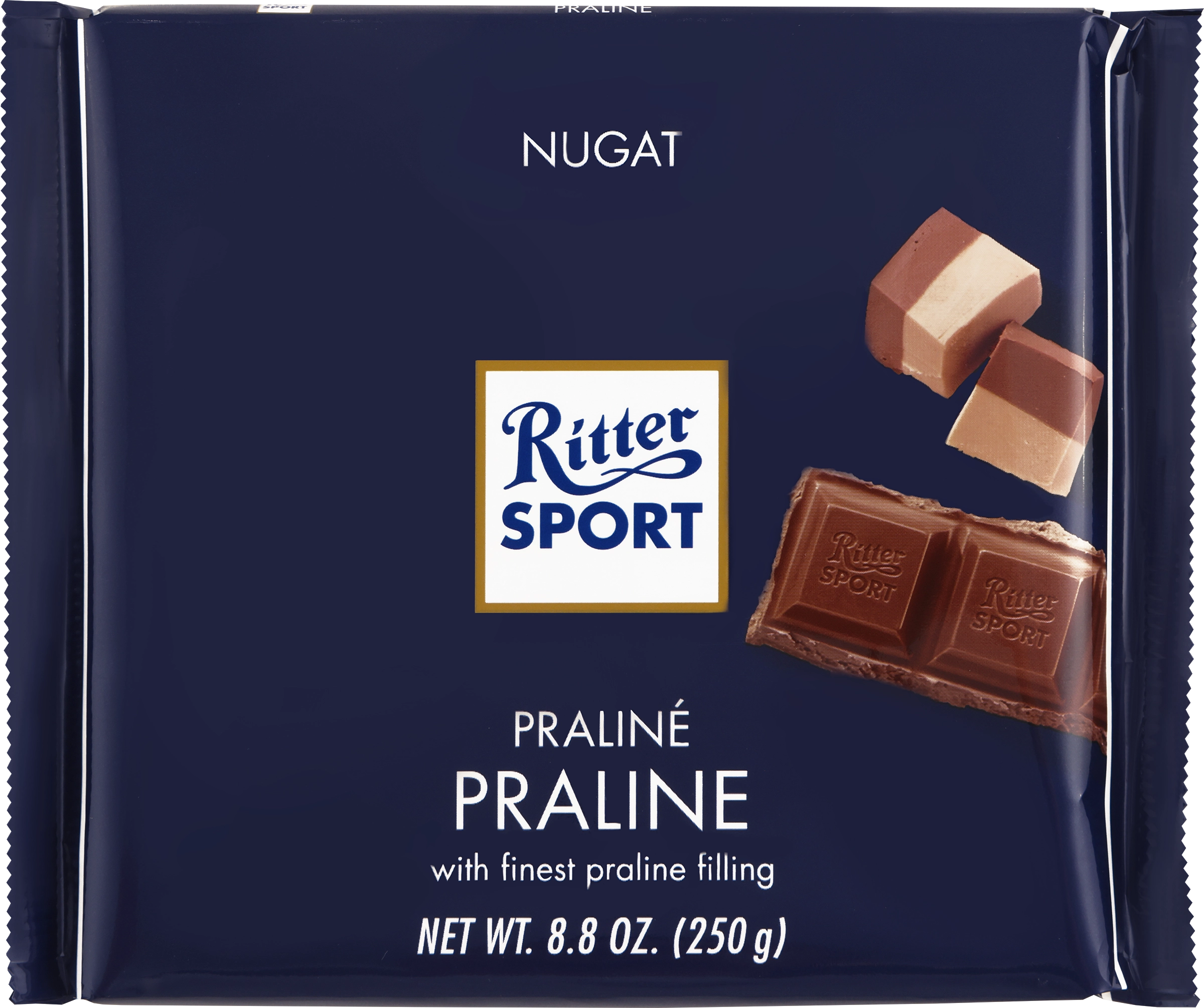 Шоколад молочный RITTER SPORT Шоколадно-ореховый десерт с пралиновой  начинкой, 250г - купить с доставкой в Москве и области по выгодной цене -  интернет-магазин Утконос