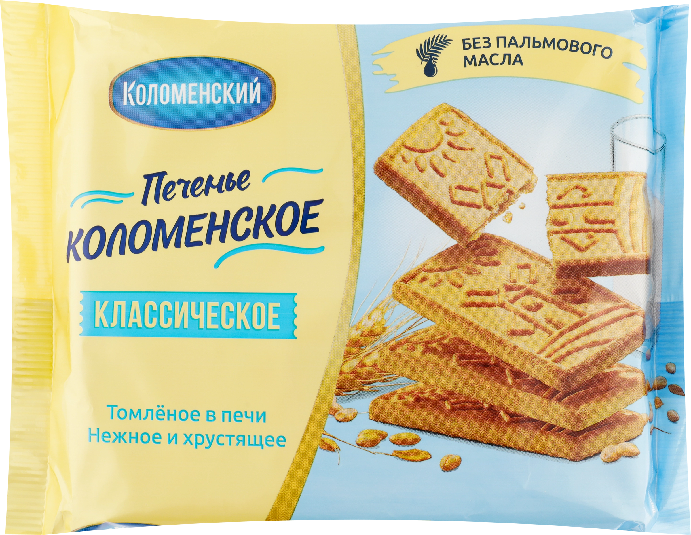 Печенье сахарное КОЛОМЕНСКОЕ Классическое, 240г - купить с доставкой в  Москве и области по выгодной цене - интернет-магазин Утконос