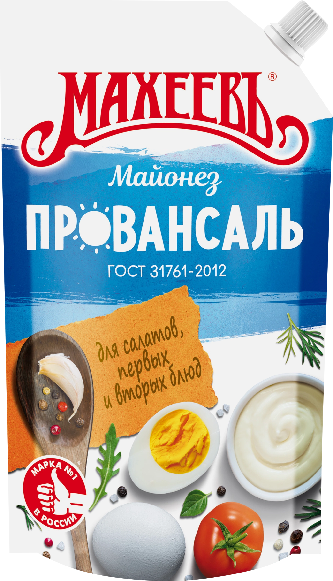 Майонез МАХЕЕВЪ Провансаль 50,5%, 400мл - купить с доставкой в Москве и  области по выгодной цене - интернет-магазин Утконос