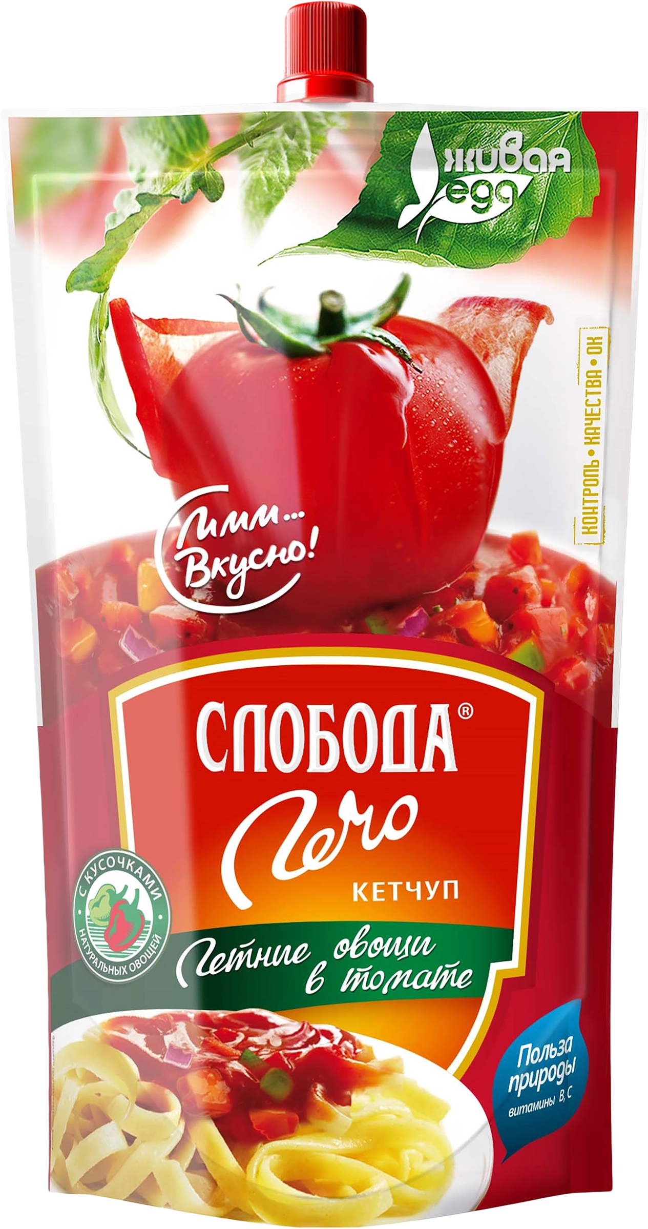 Кетчуп СЛОБОДА Лечо, 320г - купить с доставкой в Москве и области по  выгодной цене - интернет-магазин Утконос