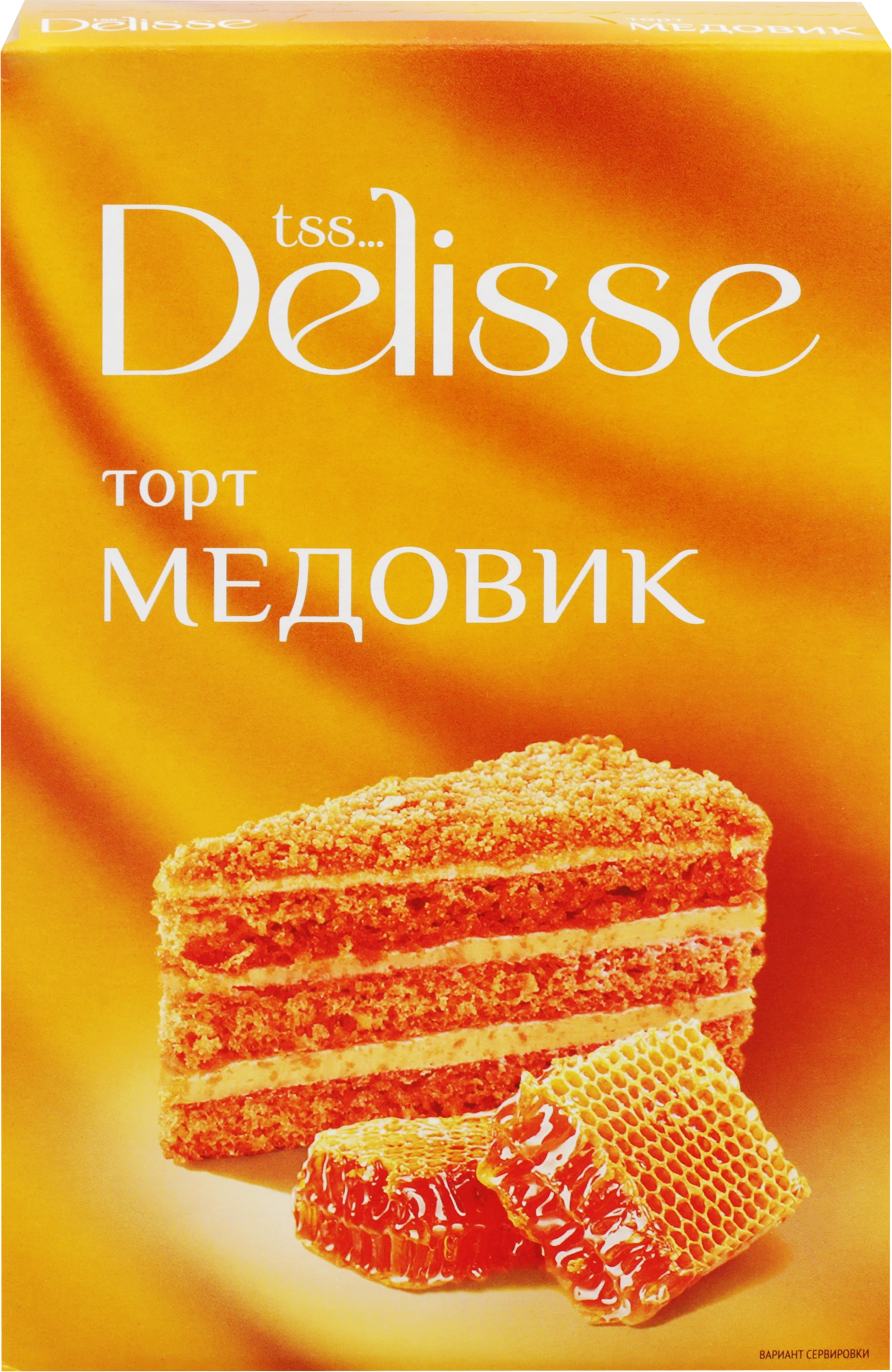 Торт DELISSE Медовик, 360г - купить с доставкой в Москве и области по  выгодной цене - интернет-магазин Утконос