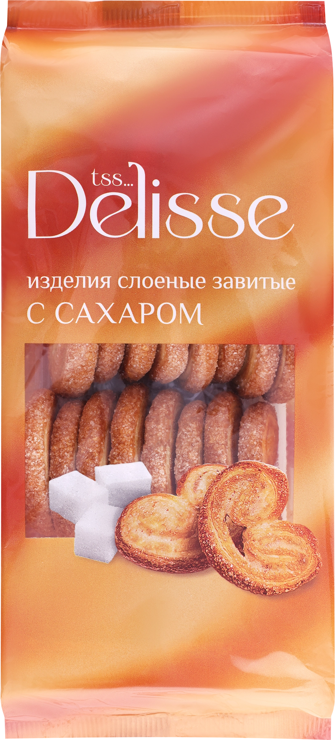 Изделия сдобные DELISSE Завитые с сахаром, 230г