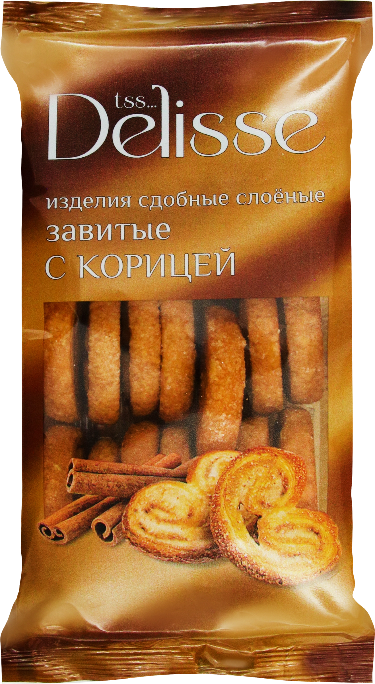 Изделия сдобные DELISSE Завитые с корицей, 230г - купить с доставкой в  Москве и области по выгодной цене - интернет-магазин Утконос