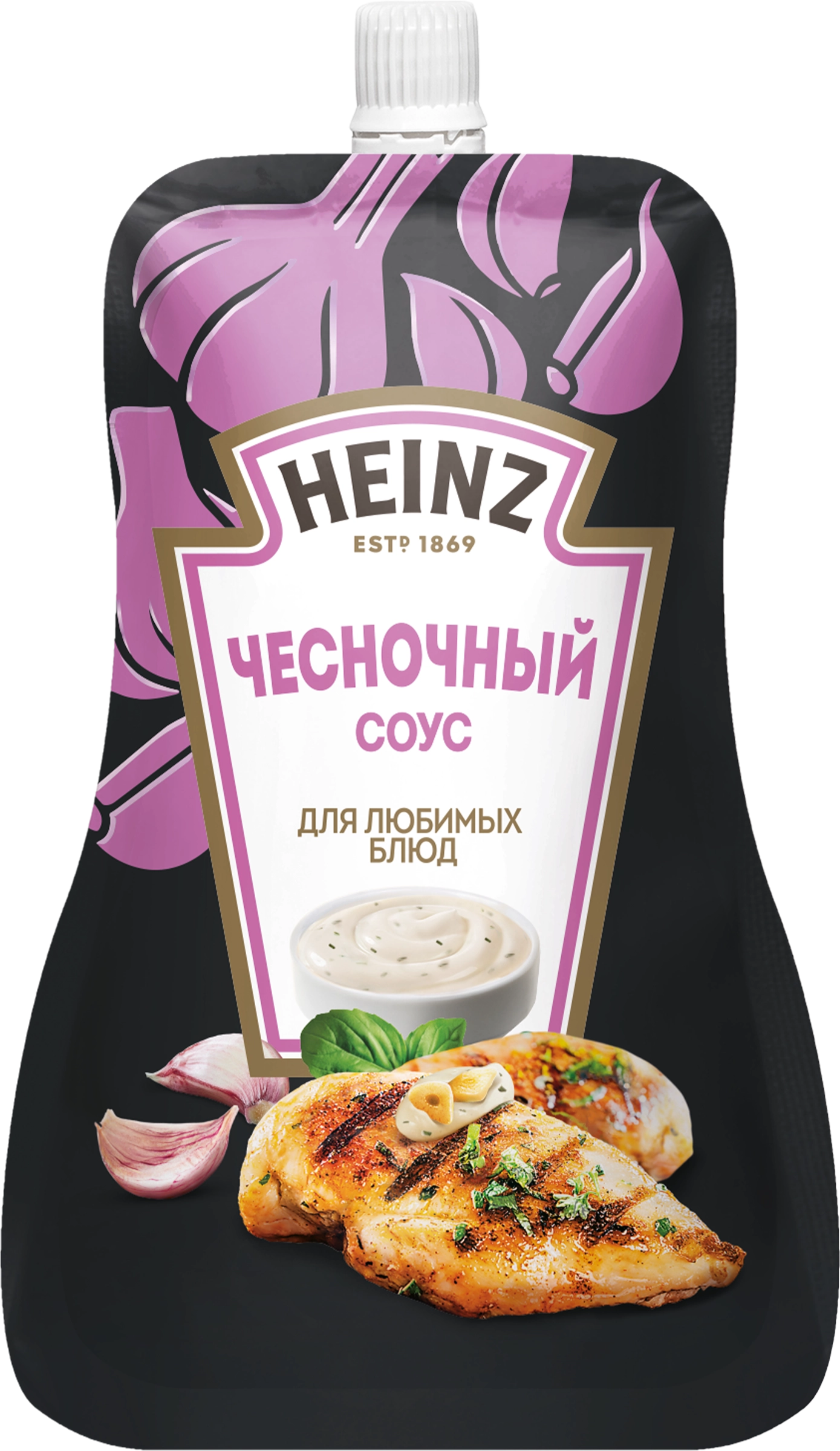 Соус HEINZ Чесночный, на основе растительных масел, 200г