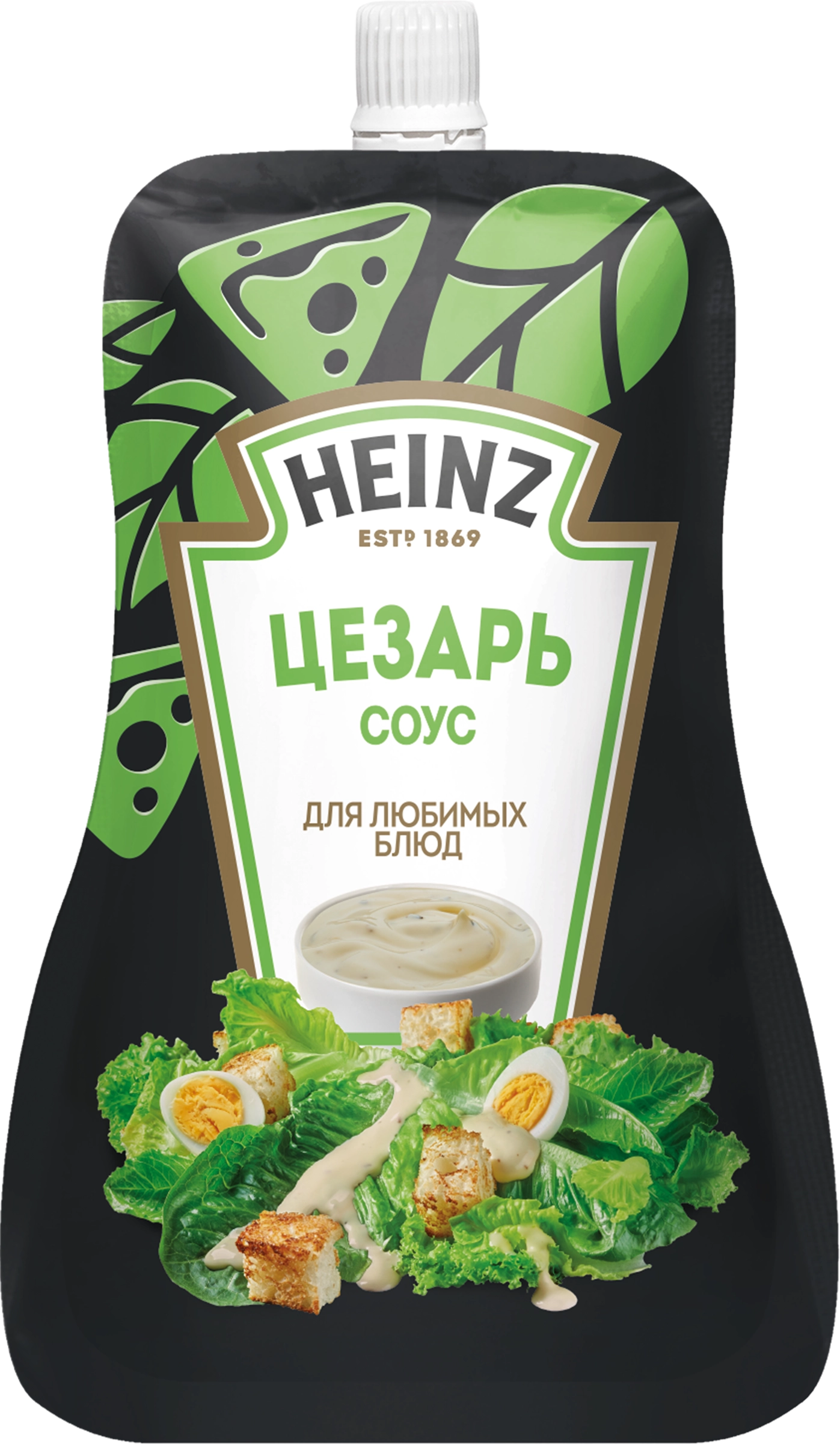 Соус HEINZ Цезарь, на основе растительных масел, 200г - купить с доставкой  в Москве и области по выгодной цене - интернет-магазин Утконос