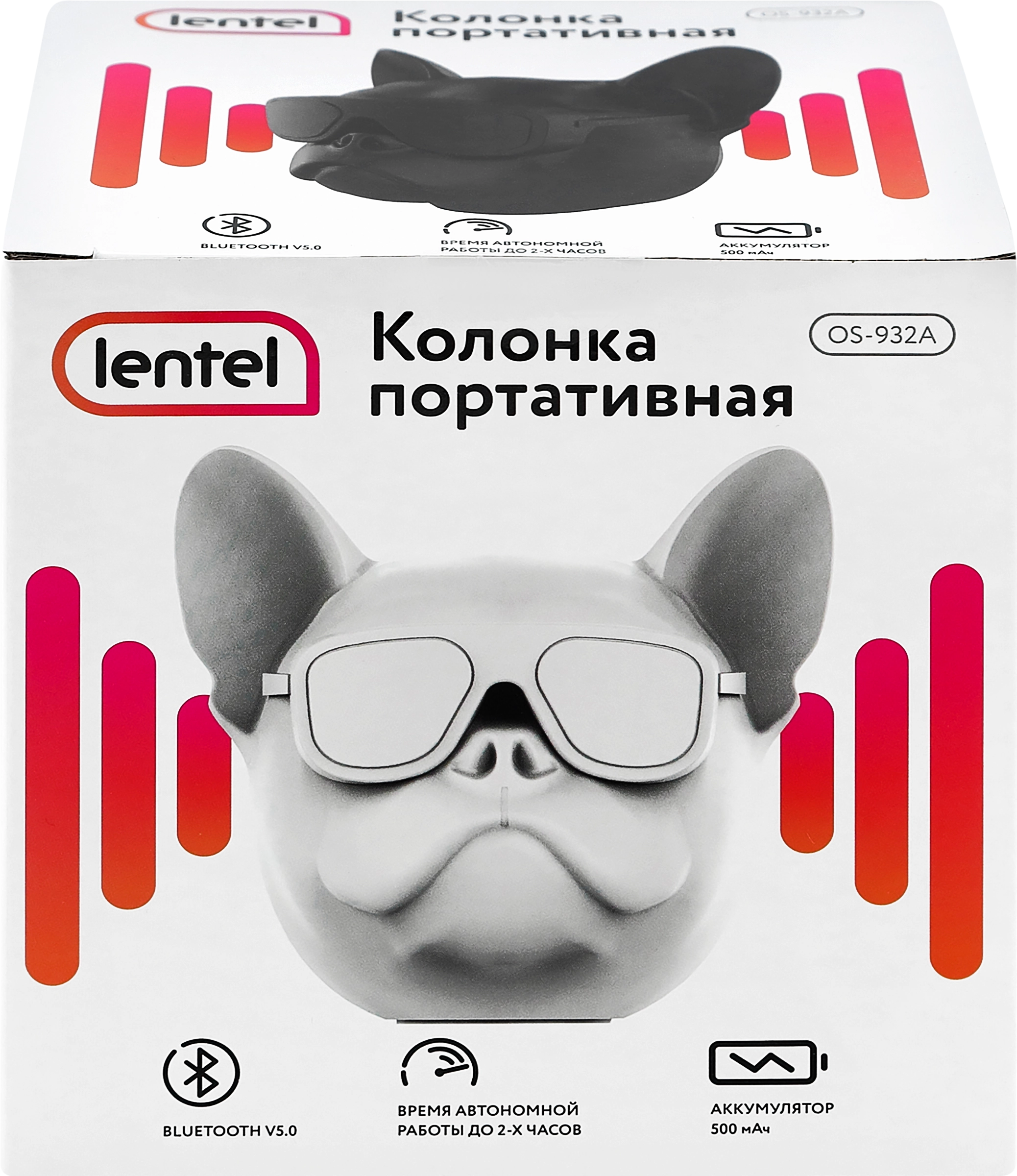 Колонка портативная LENTEL Собака, Арт. OS-932A - купить с доставкой в  Москве и области по выгодной цене - интернет-магазин Утконос