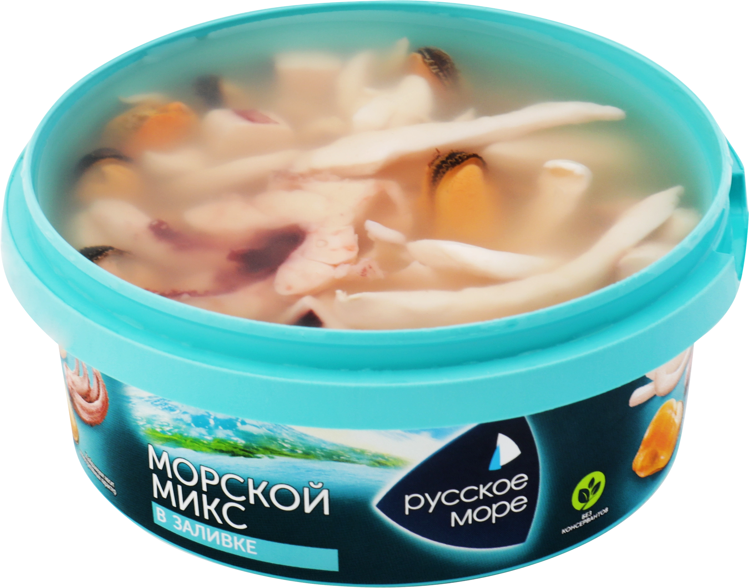 Коктейль из морепродуктов РУССКОЕ МОРЕ Морской микс в заливке (Беларусь)  300г