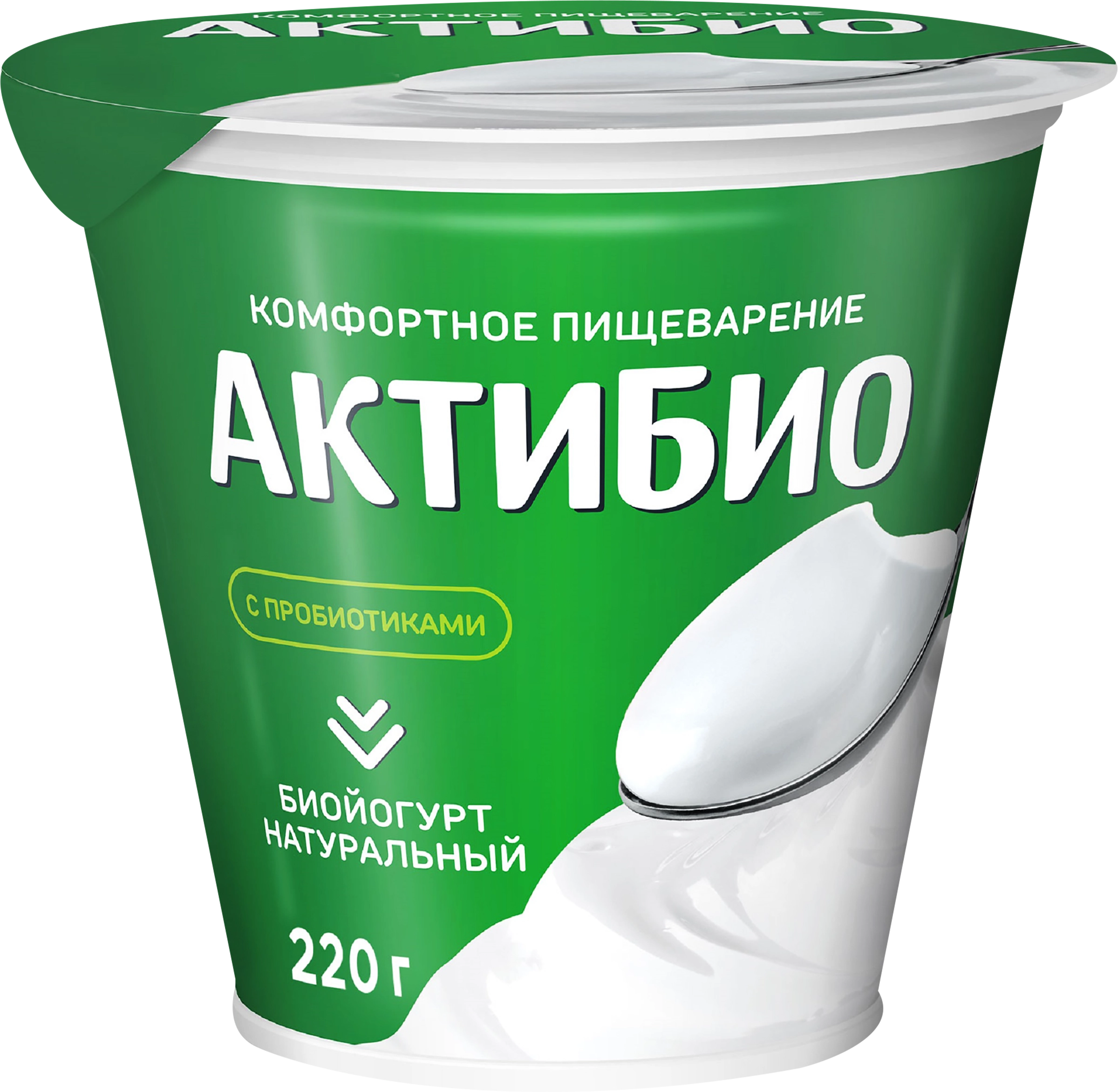 Биойогурт АКТИБИО Натуральный 3,5%, без змж, 220г - купить с доставкой в  Москве и области по выгодной цене - интернет-магазин Утконос