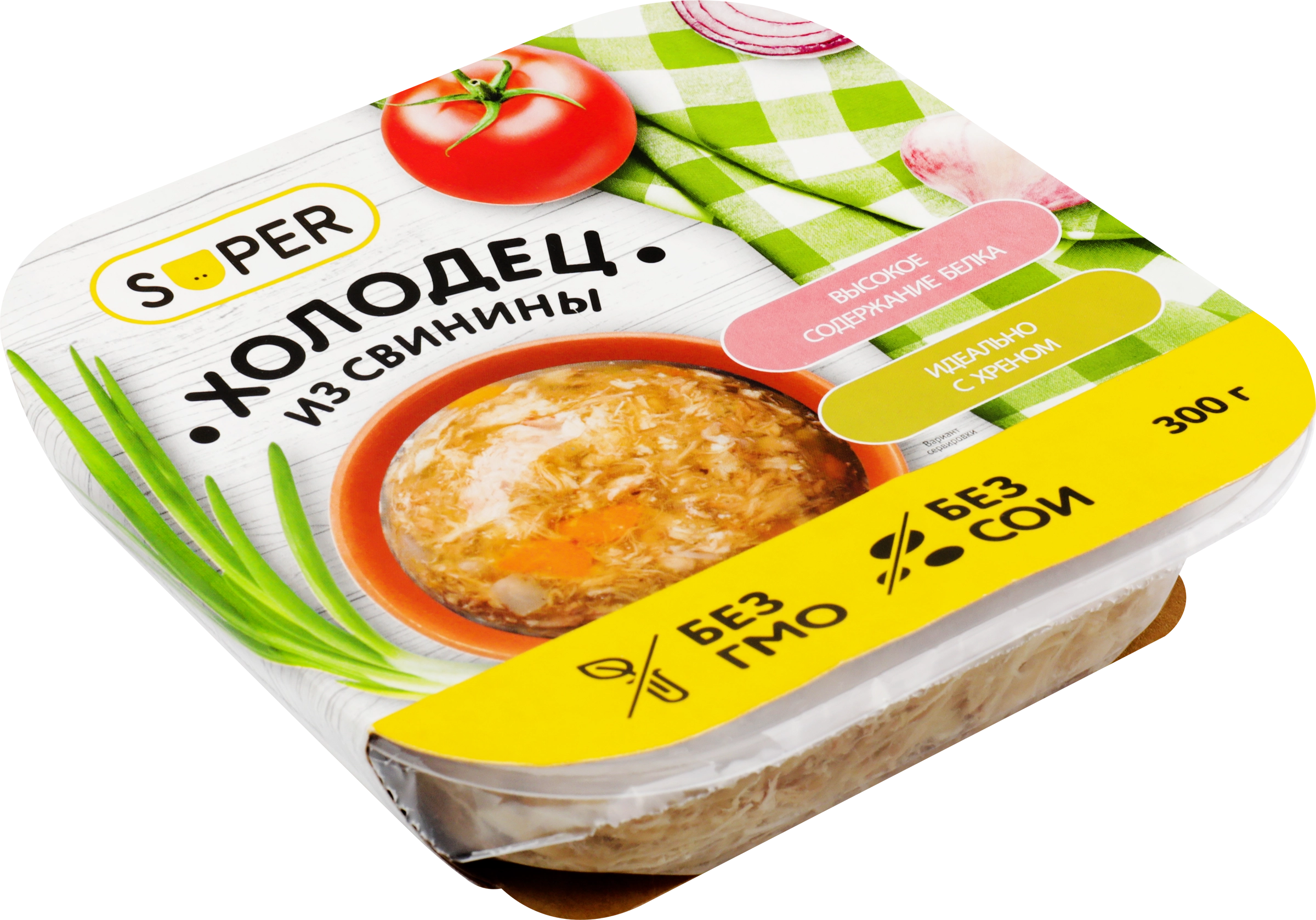 Холодец из свинины SUPER, 300г - купить с доставкой в Москве и области по  выгодной цене - интернет-магазин Утконос