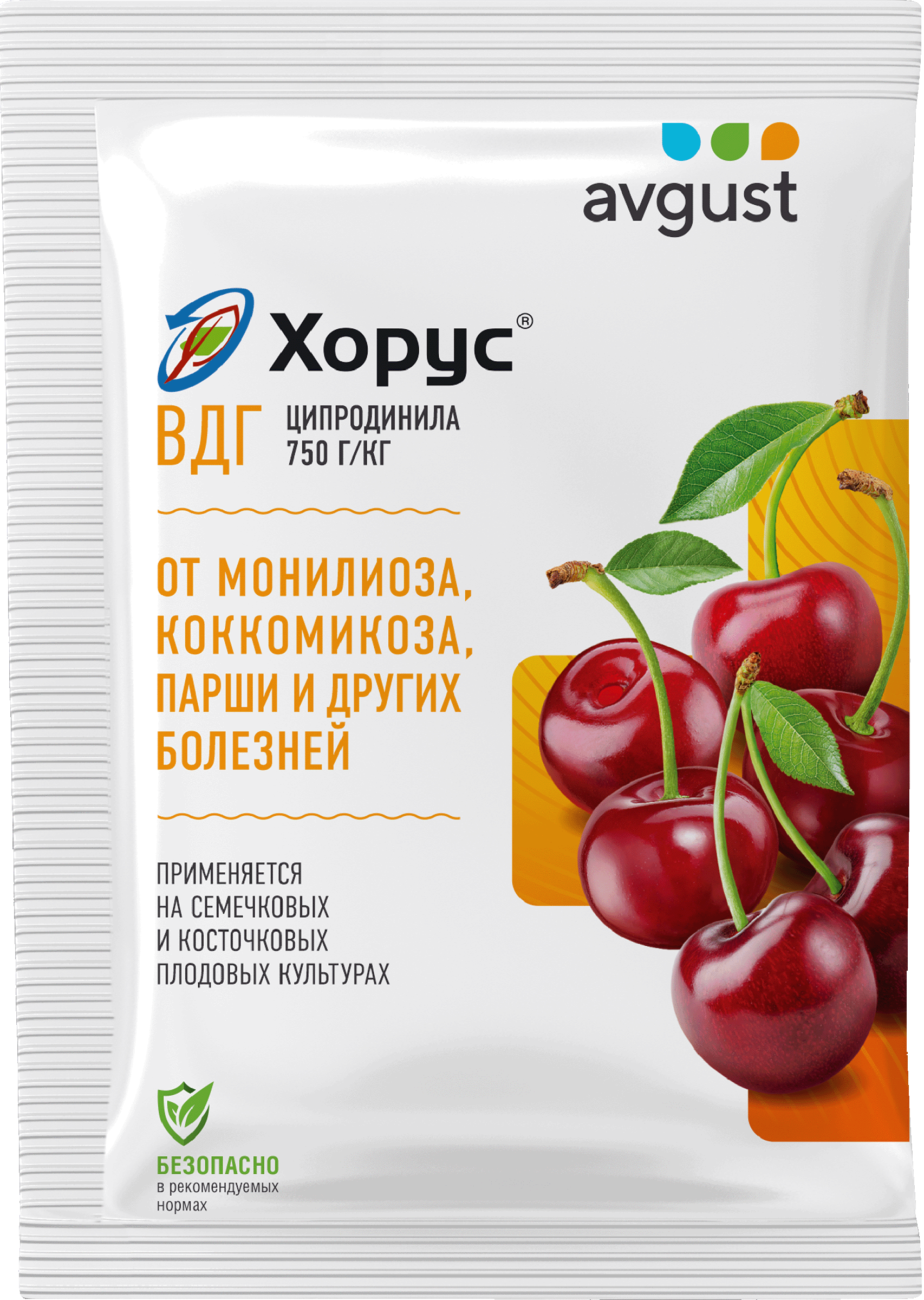 Изображение товара Фунгицид от болезней на семечковых и косточковых плодовых культурах AVGUST Хорус, Арт. 51000645, 2г Изображение товара Фунгицид от болезней на семечковых и косточковых плодовых культурах AVGUST Хорус, Арт. 51000645, 2г
