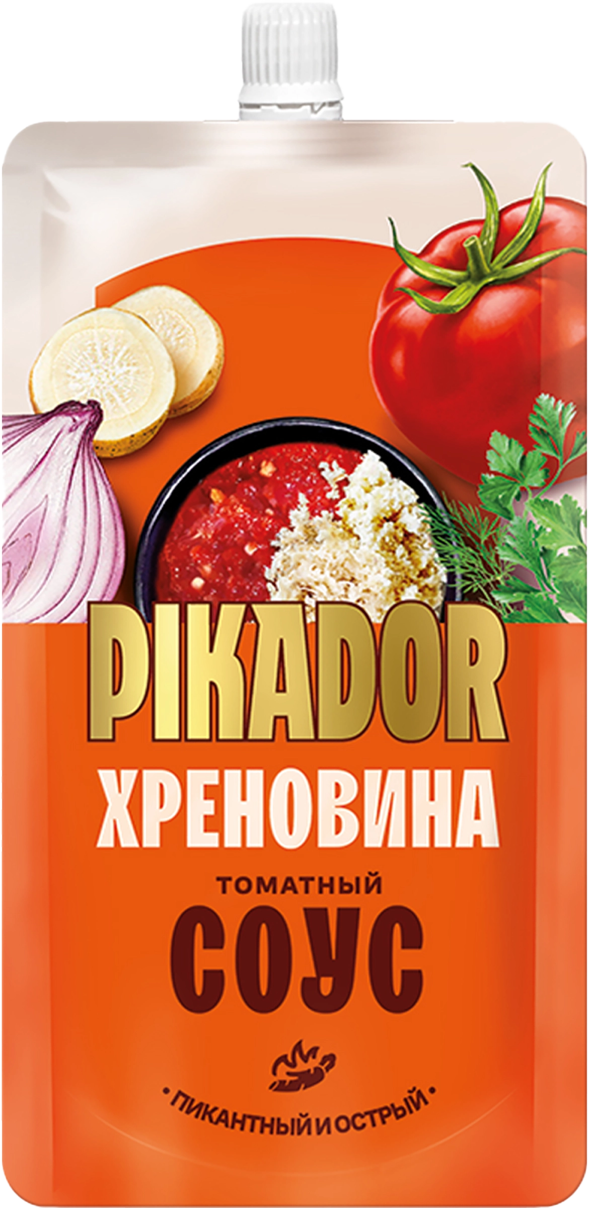 Соус ПИКАДОР Хреновина, острый, 200г - купить с доставкой в Москве и  области по выгодной цене - интернет-магазин Утконос