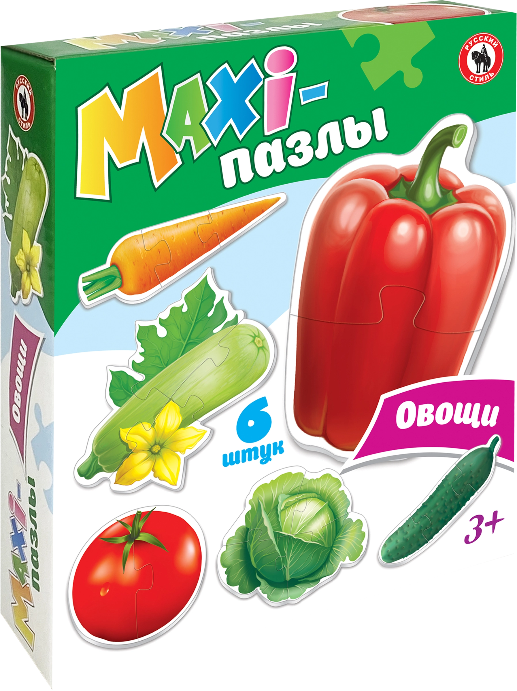 Игра детская настольная РУССКИЙ СТИЛЬ Макси-пазлы, Арт. 2540 - купить с  доставкой в Москве и области по выгодной цене - интернет-магазин Утконос