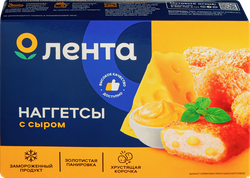 Наггетсы куриные ЛЕНТА с сыром, 280г, вид