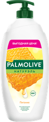 Гель-крем для душа PALMOLIVE Натурэль Питание Мед и увлажняющее молочко, 750мл, изображение