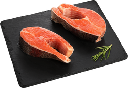 Форель Радужная стейк, охлажденная ЛЕНТА FRESH, весовая, фото