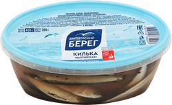 Килька Балтийская пряного посола БАЛТИЙСКИЙ БЕРЕГ, 400г, вид