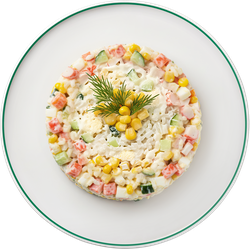 Салат Крабовый ЛЕНТА FRESH, весовой, фотография